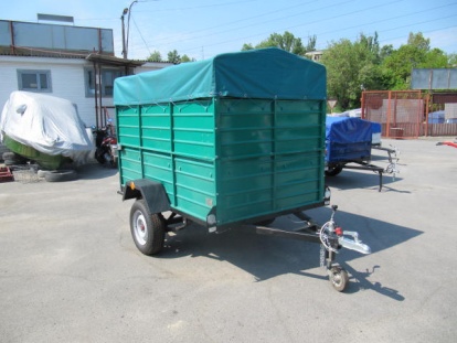 Прицеп бортовой 1300*2200*520 мм   н/б  бананник (усил.) (Н=1060 мм борт трап)